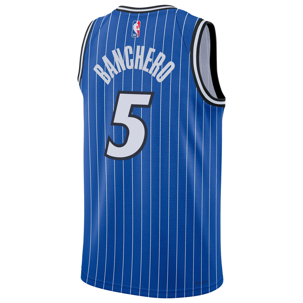Orlando Magic Nike Replica Icon Edition Swingman Jersey - Blue - Paolo Banchero - Unisex NBA Team Jersey Basketball Fan Apparel