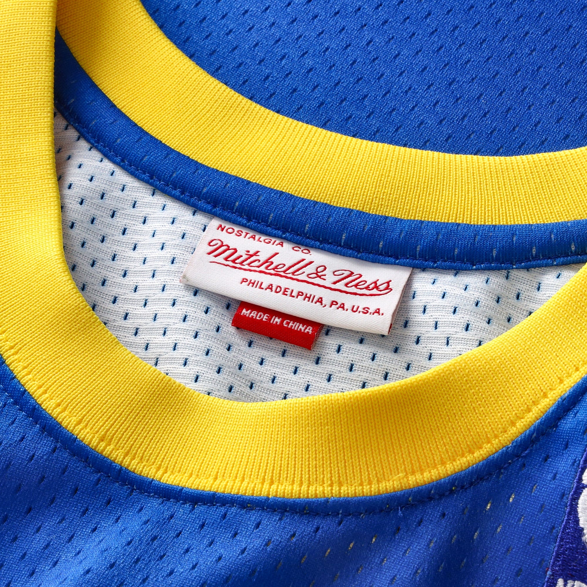 Denver Nuggets Mitchell & Ness Dikembe Mutombo Authentic Jersey - Royal Blue NBA Team Jersey Basketball Fan Apparel