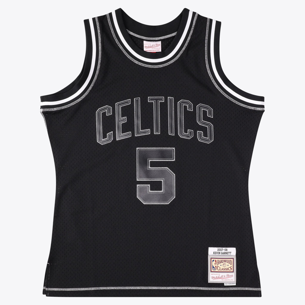 Boston Celtics Mitchell & Ness Kevin Garnett 2007 Contrast 2K Swingman Jersey - Black NBA Team Jersey Basketball Fan Apparel