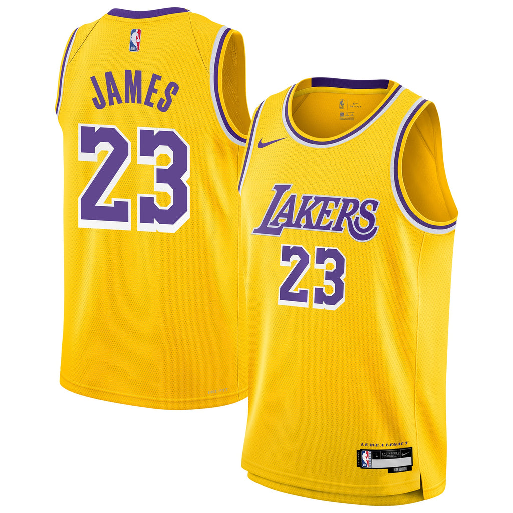 Los Angeles Lakers NBA Swingman Jersey - LeBron James - Youth NBA Team Jersey Basketball Fan Apparel