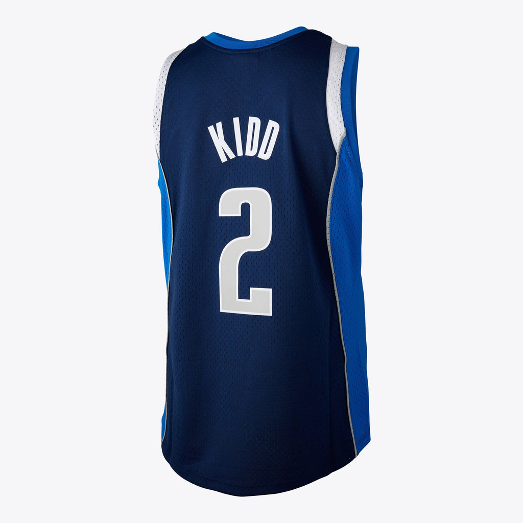 Dallas Mavericks Mitchell & Ness Jason Kidd 2011 Swingman Authentic Jersey - Ash Blue NBA Team Jersey Basketball Fan Apparel