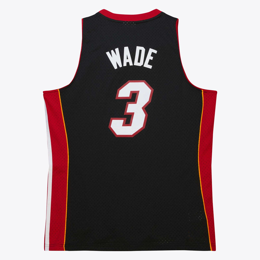 Miami Heat Mitchell & Ness NBA Dwyane Wade 2012 Road Hardwood Classics Swingman Jersey NBA Team Jersey Basketball Fan Apparel