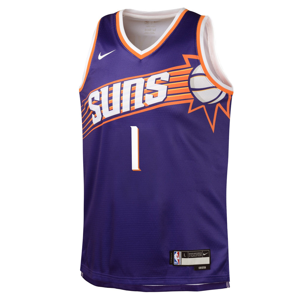Phoenix Suns NBA Icon Swingman Jersey - Devin Booker - Youth NBA Team Jersey Basketball Fan Apparel
