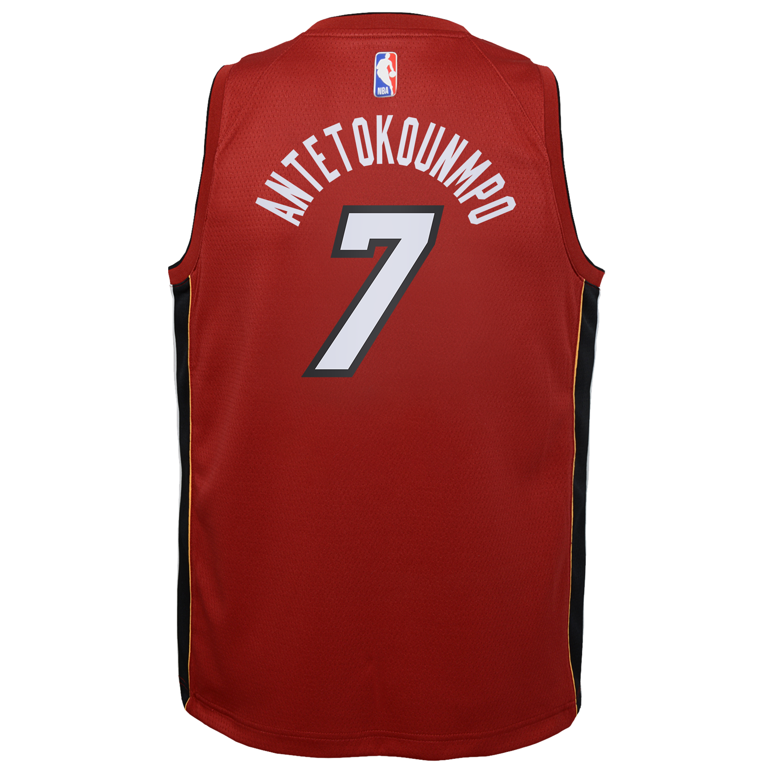 Miami Heat Jordan Brand Statement Edition Swingman Jersey - Red - Giannis Antetokounmpo - Youth NBA Team Jersey Basketball Fan Apparel