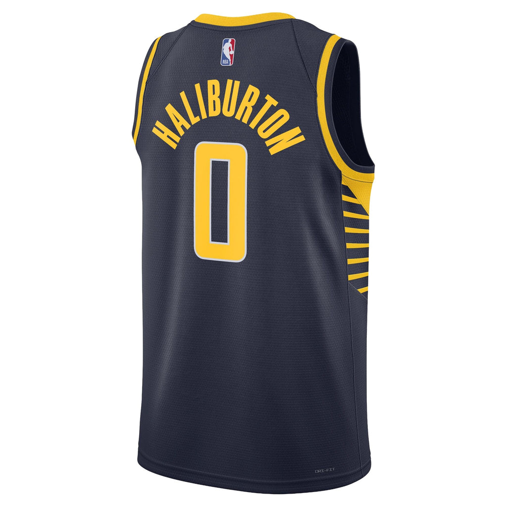 Indiana Pacers NBA Icon Swingman Jersey- Tyrese Haliburton NBA Team Jersey Basketball Fan Apparel