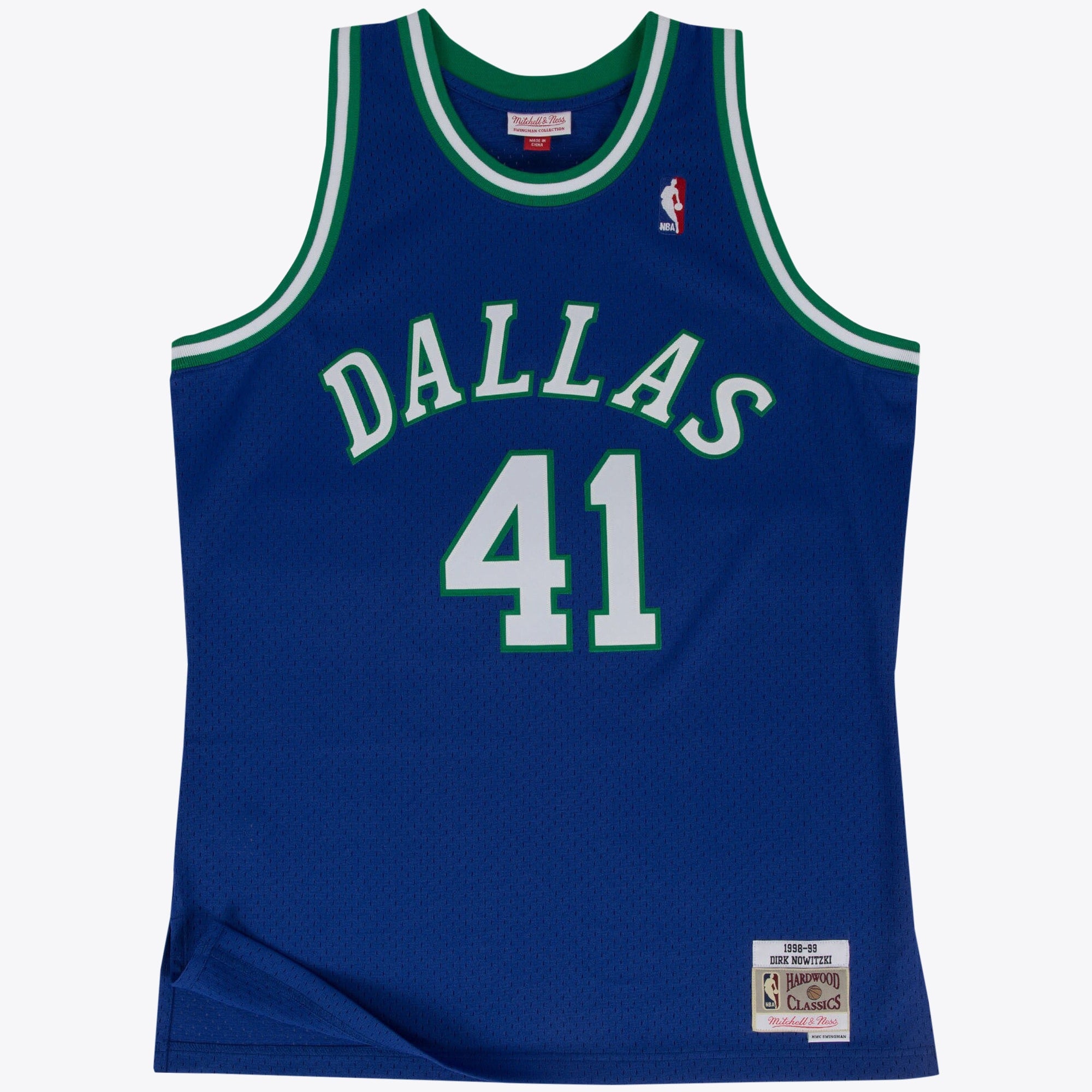 Dallas Mavericks Mitchell & Ness Swingman Jersey Road Dirk Nowitzki 1998-99 NBA Team Jersey Basketball Fan Apparel
