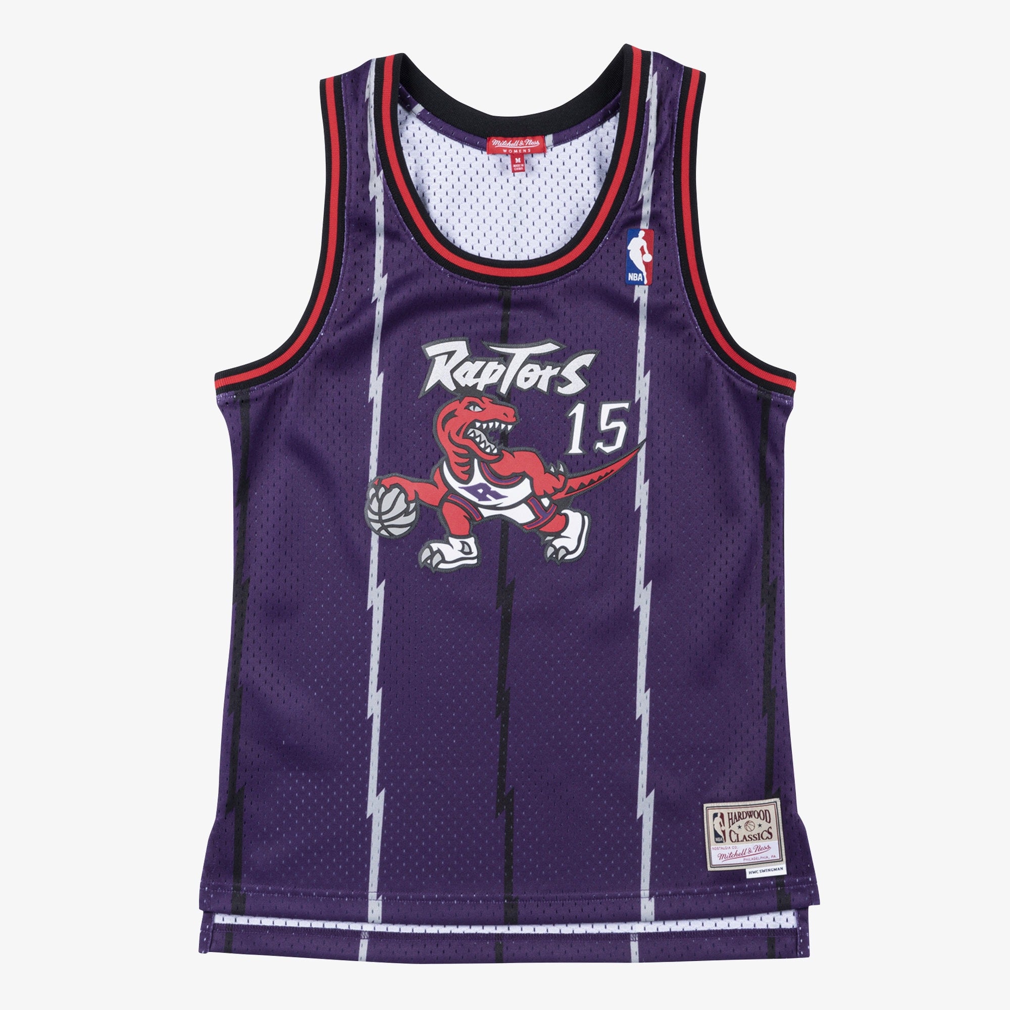 Toronto Raptors Mitchell & Ness Women's Swingman Jersey Vince Carter 1998-99 NBA Team Jersey Basketball Fan Apparel