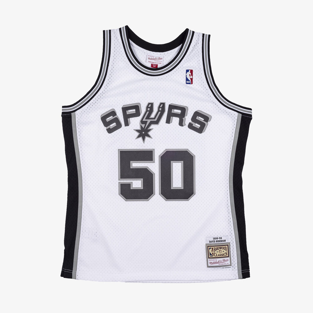 San Antonio Spurs Mitchell & Ness David Robinson 1998 Swingman Authentic Jersey - White NBA Team Jersey Basketball Fan Apparel