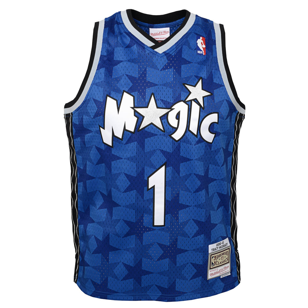 Orlando Magic Tracy McGrady Hardwood Classics Road Swingman Jersey - Youth NBA Team Jersey Basketball Fan Apparel