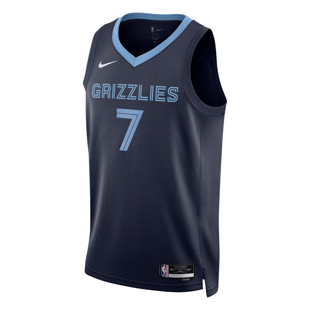 Memphis Grizzlies Nike Icon Edition Swingman Jersey - Navy - Santi Aldama - Unisex NBA Team Jersey Basketball Fan Apparel