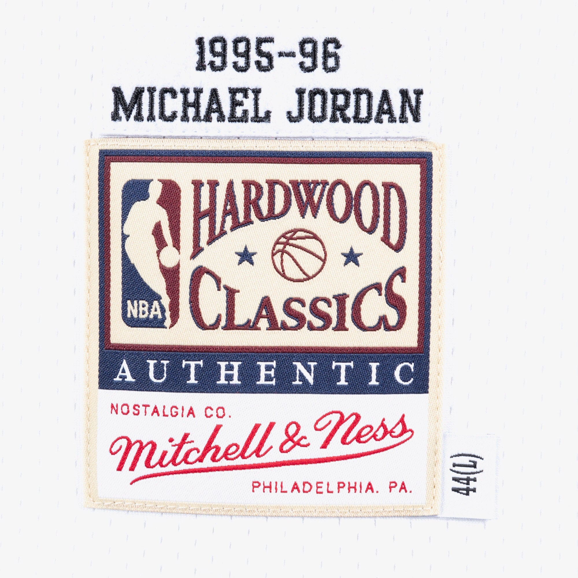 Chicago Bulls Mitchell & Ness Authentic Jersey Home Michael Jordan 1995-96 NBA Team Jersey Basketball Fan Apparel