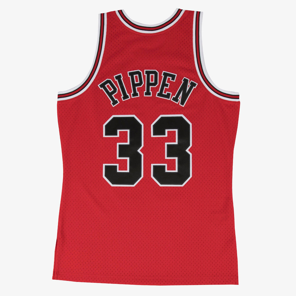 Chicago Bulls Mitchell & Ness Swingman Jersey Road Scottie Pippen 97 NBA Team Jersey Basketball Fan Apparel