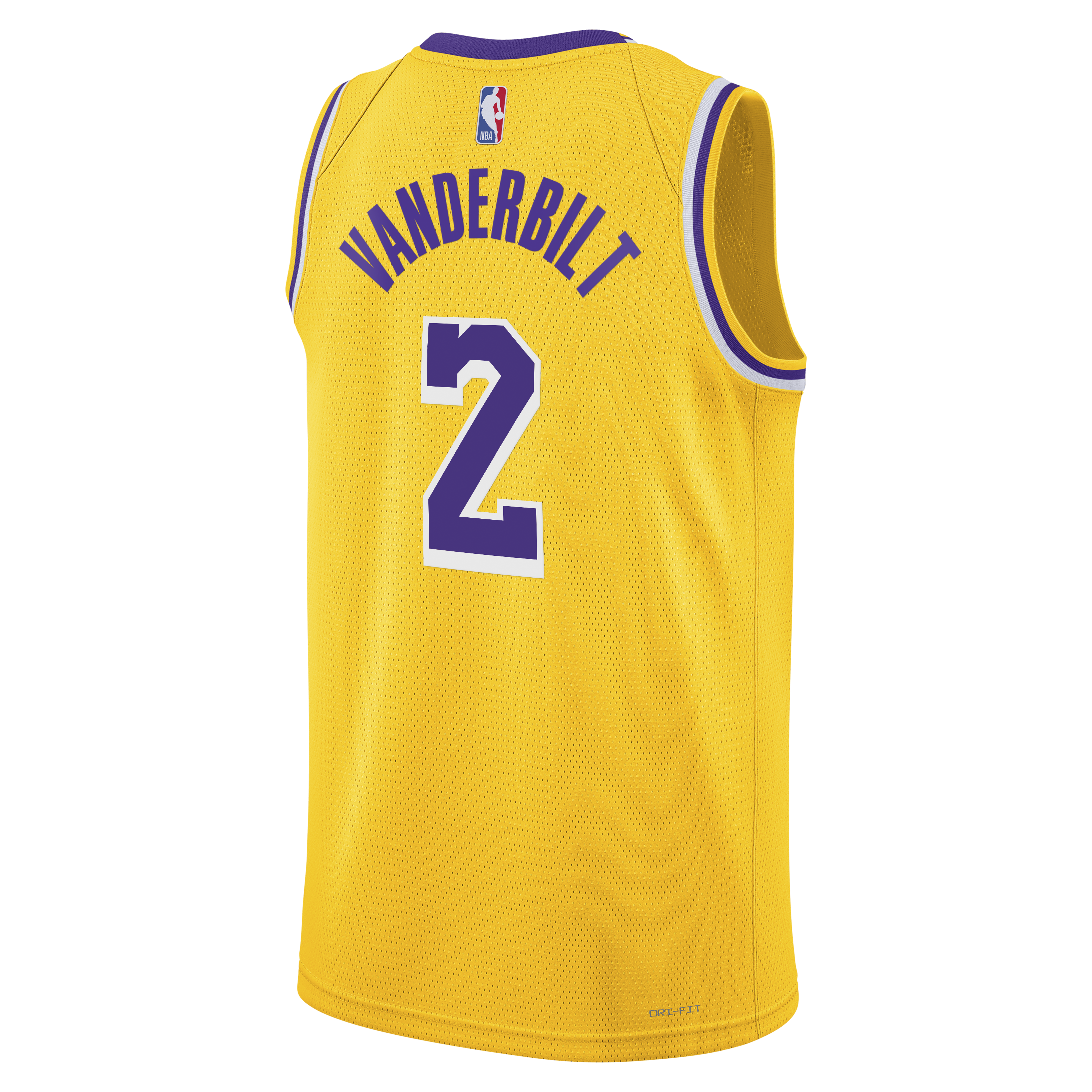 Los Angeles Lakers Nike Icon Edition Swingman Jersey - Gold - Jarred Vanderbilt - Unisex NBA Team Jersey Basketball Fan Apparel