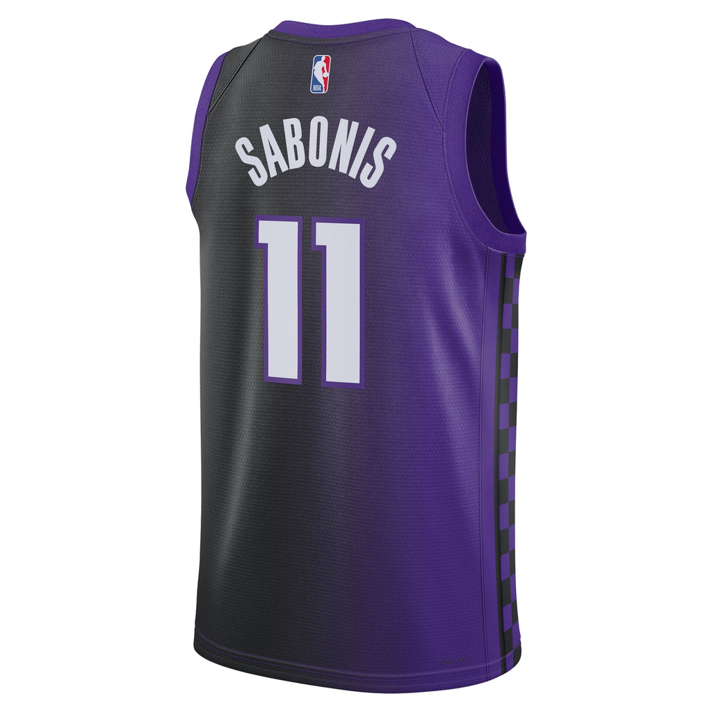 Sacramento Kings Jordan Brand Statement Edition Swingman Jersey - Purple - Domantas Sabonis - Unisex NBA Team Jersey Basketball Fan Apparel