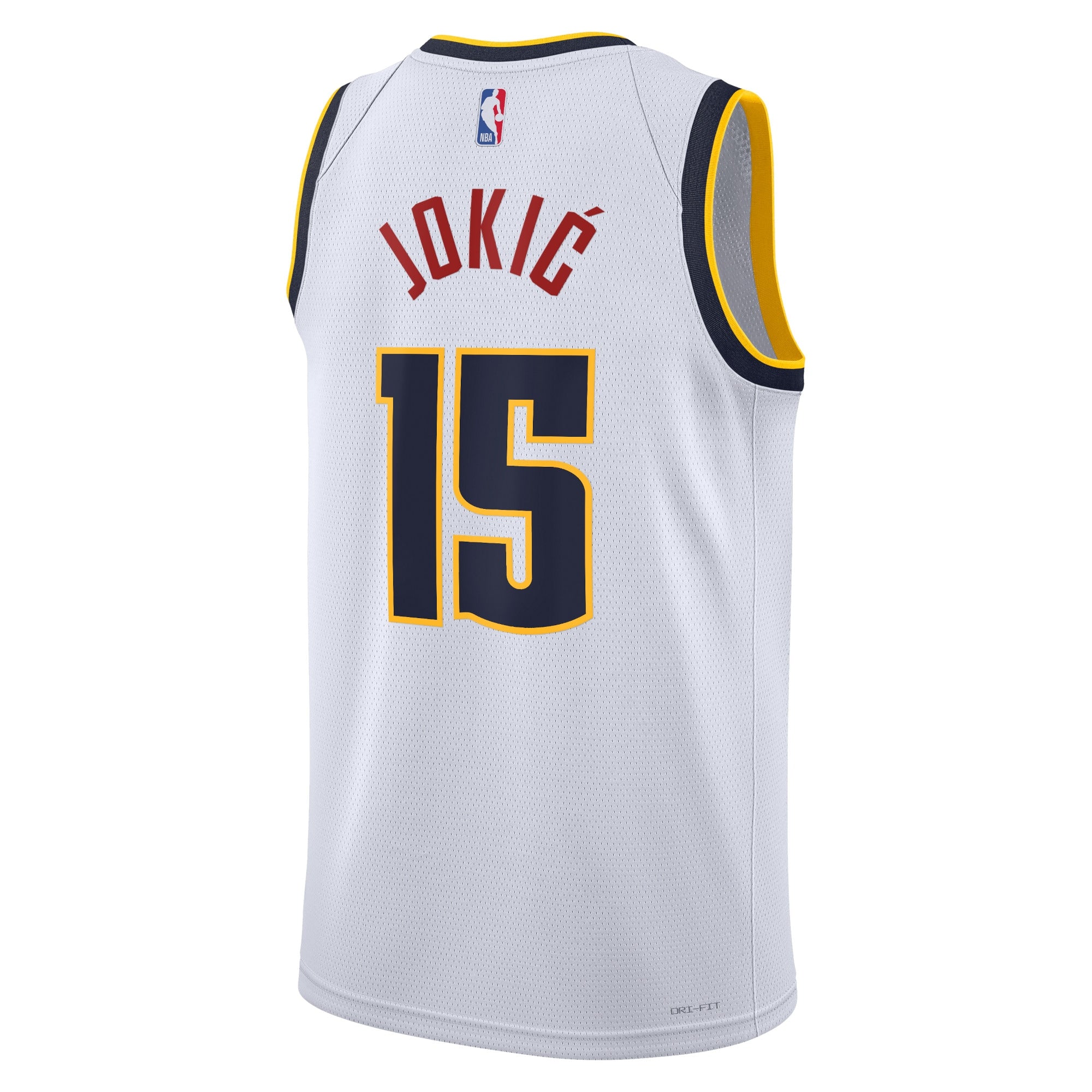 Denver Nuggets Nike Association Edition Swingman Jersey - White - Nikola Jokić - Unisex NBA Team Jersey Basketball Fan Apparel