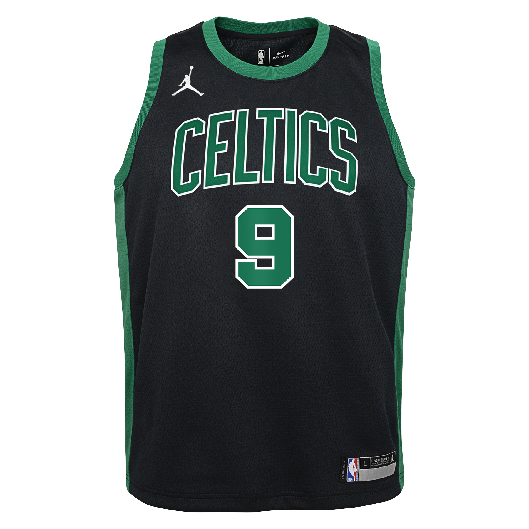 Boston Celtics Jordan Brand Statement Edition Swingman Jersey - Black - Derrick White - Youth NBA Team Jersey Basketball Fan Apparel