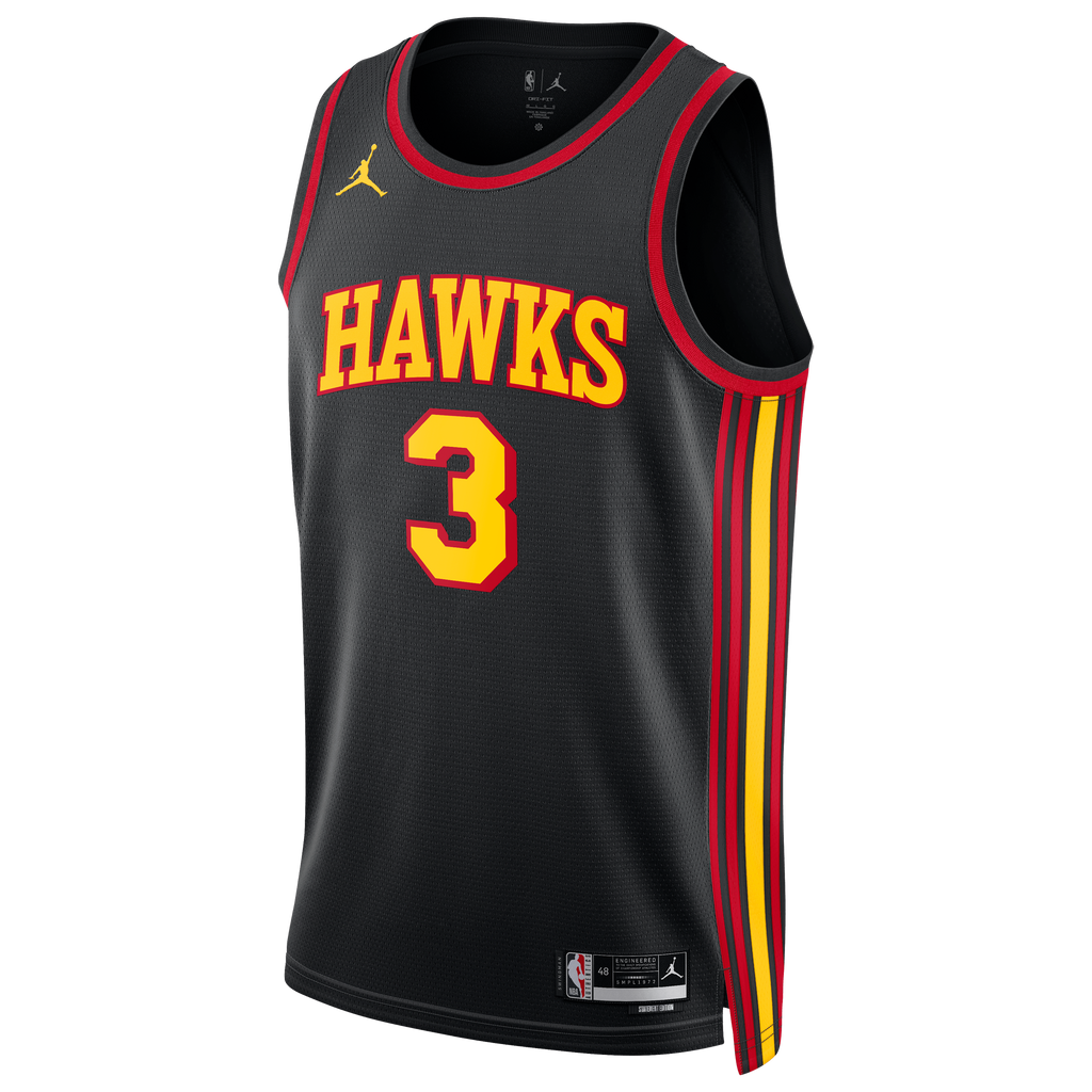 Atlanta Hawks Jordan Brand Statement Edition Swingman Jersey - Black - CJ McCollum - Unisex NBA Team Jersey Basketball Fan Apparel