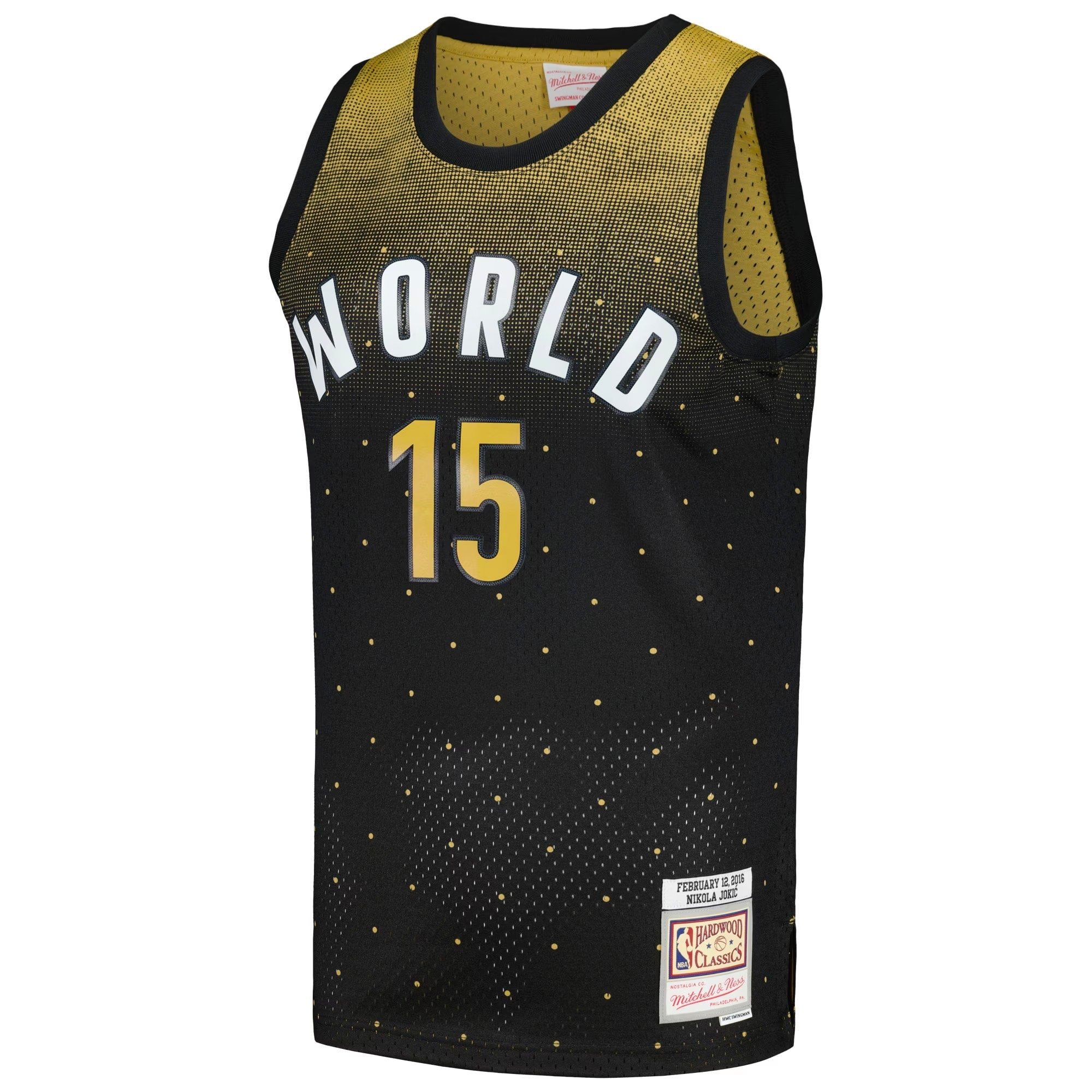 Mitchell & Ness Nikola Jokic Black 2016 NBA Rising Stars Challenge Hardwood Classics Swingman Jersey - Men's NBA Team Jersey Basketball Fan Apparel