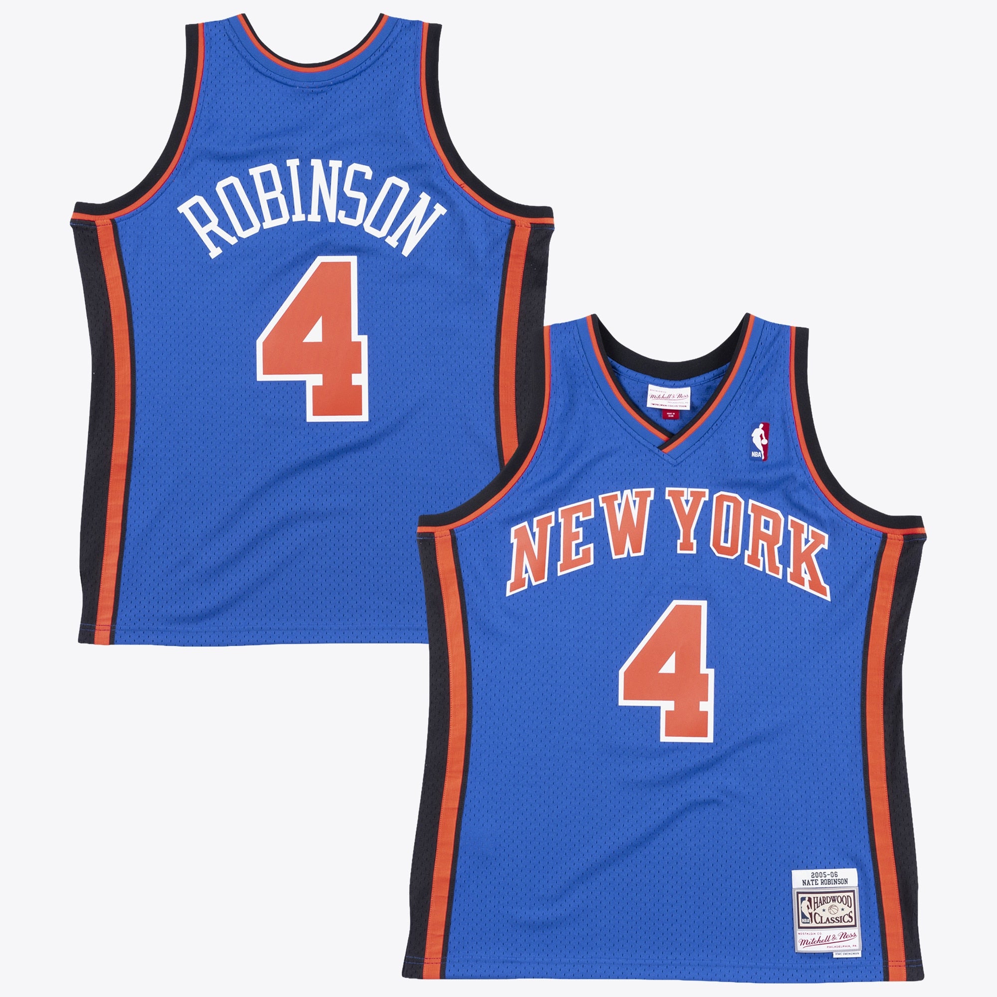 New York Knicks Mitchell & Ness Nate Robinson 2006 Swingman Authentic Jersey - Royal Blue NBA Team Jersey Basketball Fan Apparel