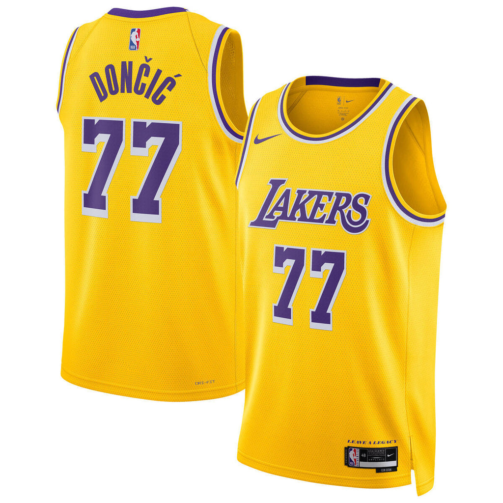 Los Angeles Lakers Nike Icon Swingman Jersey - Luka Doncic - Unisex NBA Team Jersey Basketball Fan Apparel