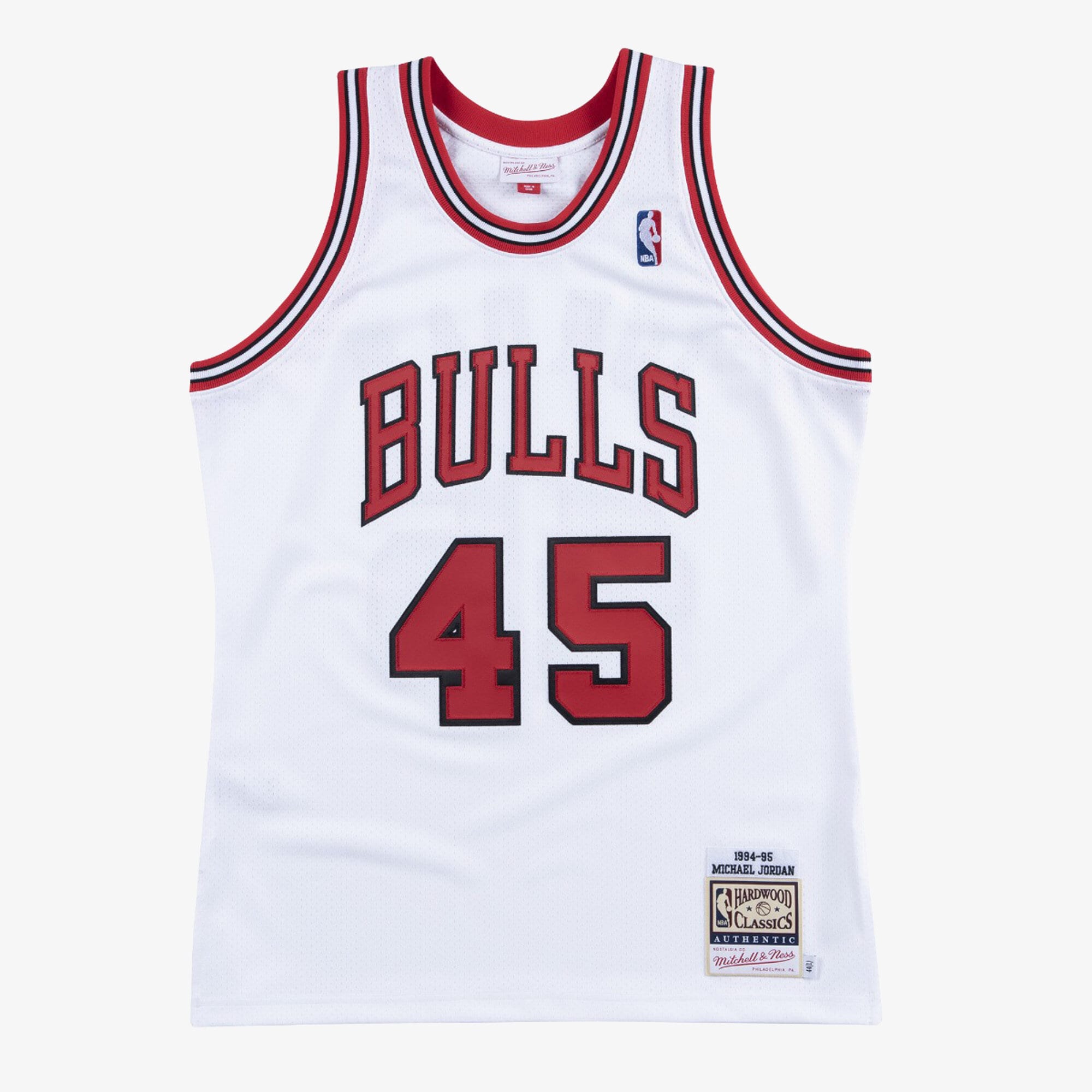 Chicago Bulls Mitchell & Ness Authentic Jersey Michael Jordan 1994-95 NBA Team Jersey Basketball Fan Apparel