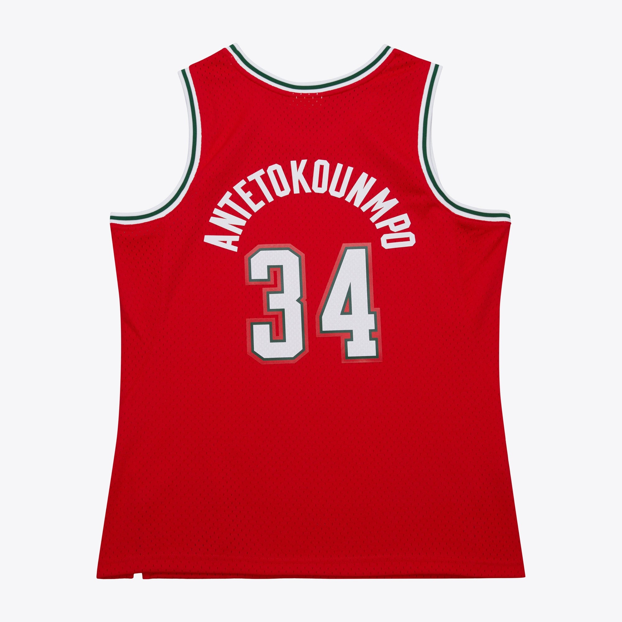 Milwaukee Bucks Mitchell & Ness Giannis Antetokounmpo 2014 Dark Alternate Authentic Jersey - Red NBA Team Jersey Basketball Fan Apparel