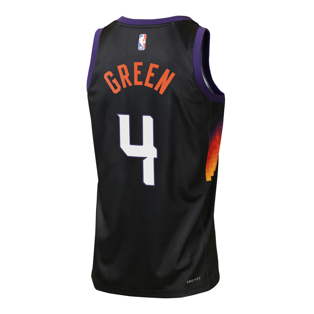 Phoenix Suns Nike 2025/26 City Edition Swingman Jersey - Black - Jalen Green - Youth NBA Team Jersey Basketball Fan Apparel