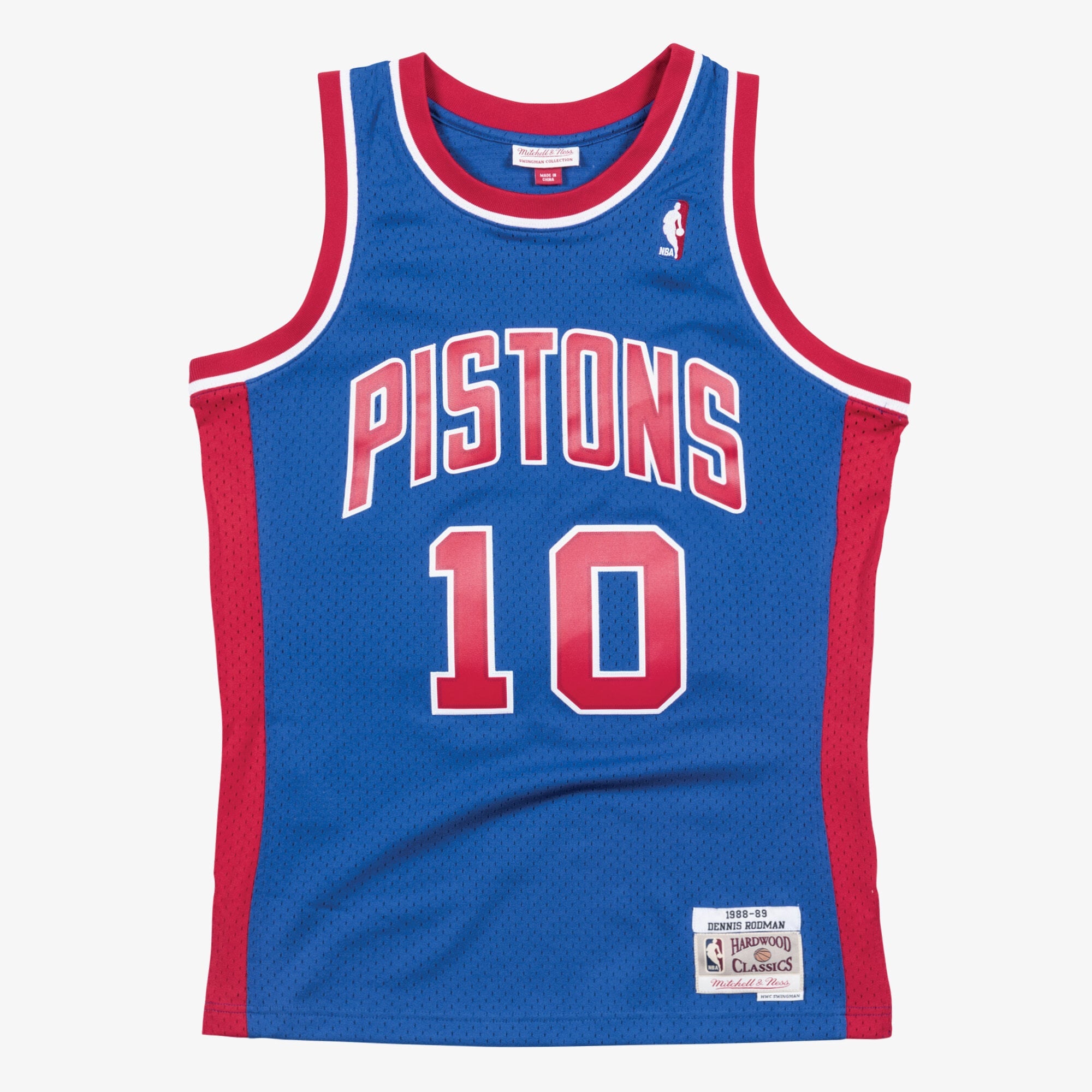 Detroit Pistons Mitchell & Ness Swingman Jersey Road Dennis Rodman 1988-89 NBA Team Jersey Basketball Fan Apparel