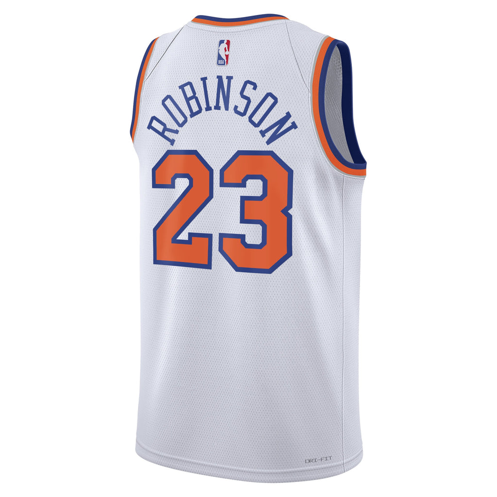 New York Knicks Nike Association Edition Swingman Jersey - White - Mitchell Robinson - Unisex NBA Team Jersey Basketball Fan Apparel
