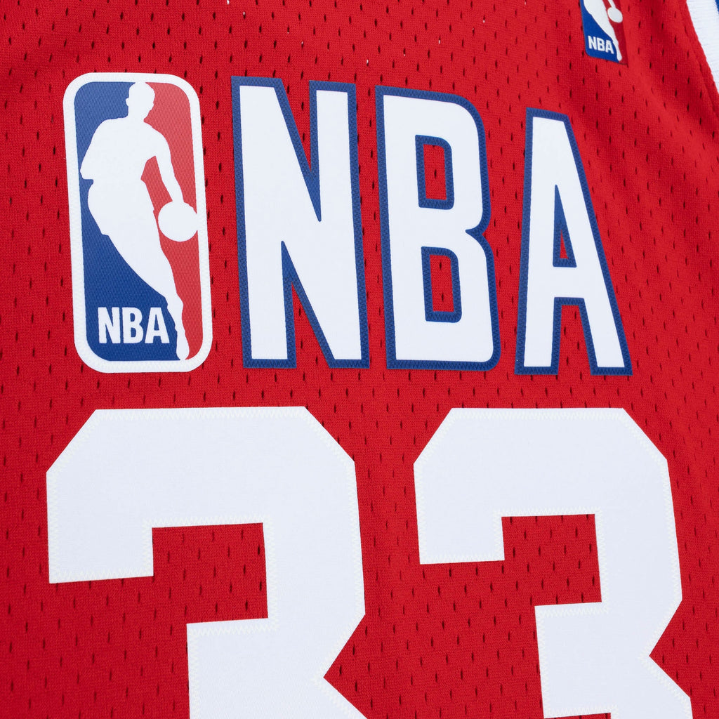 NBA Mitchell & Ness Patrick Ewing 1989 All-Star Swingman Authentic Jersey - Scarlet NBA Team Jersey Basketball Fan Apparel