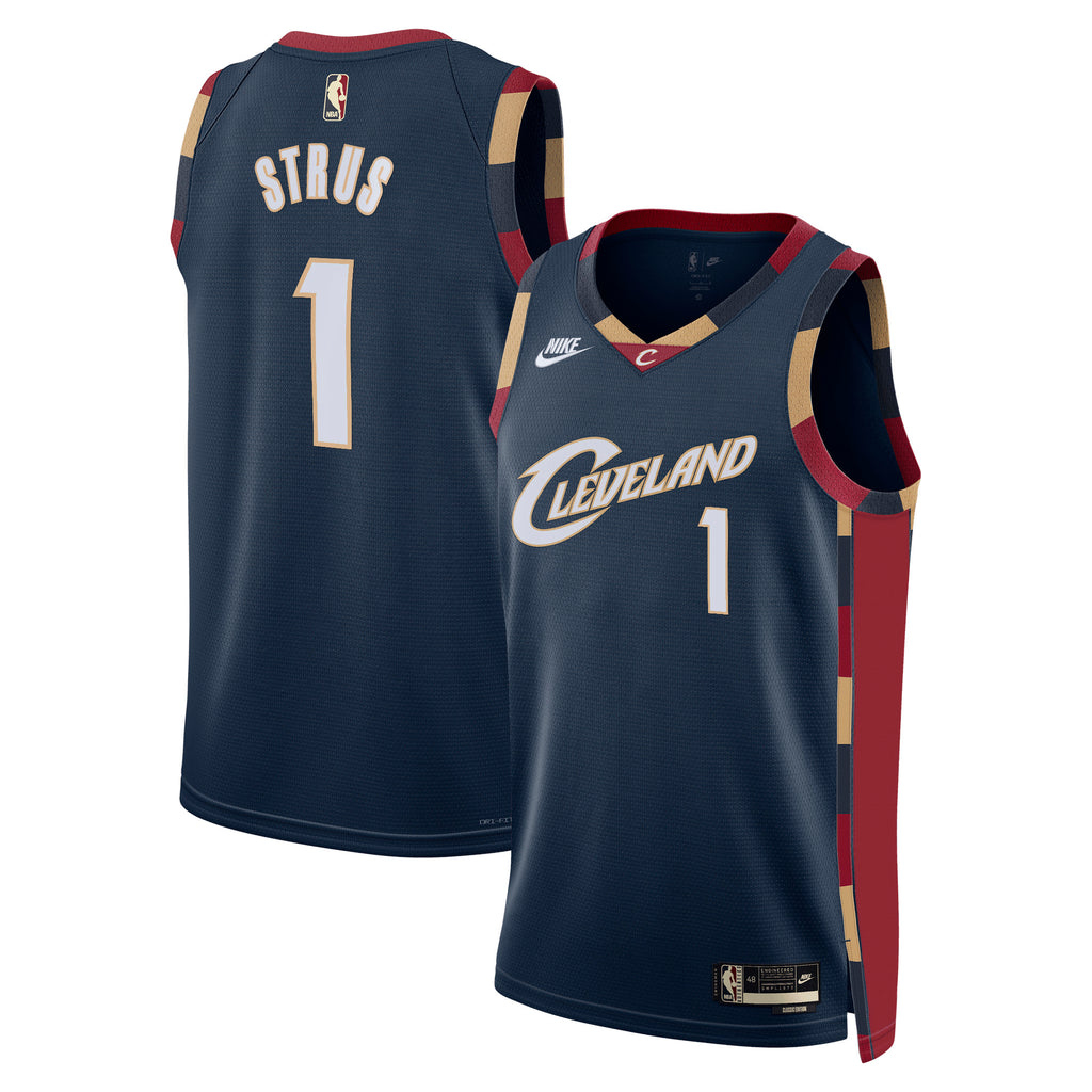 Cleveland Cavaliers Nike Classic Edition Jersey - Navy - Max Strus - Unisex NBA Team Jersey Basketball Fan Apparel