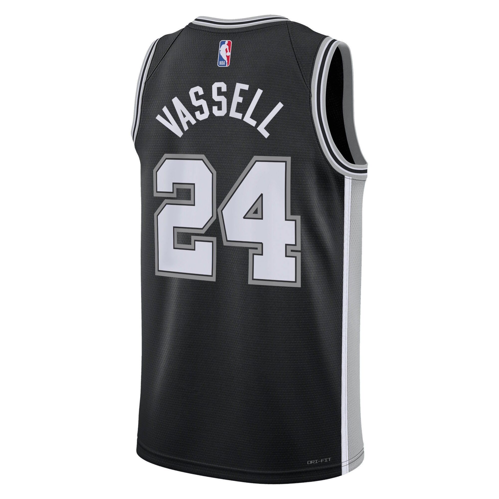 San Antonio Spurs Nike Icon Edition Swingman Jersey - Black - Devin Vassell - Unisex NBA Team Jersey Basketball Fan Apparel