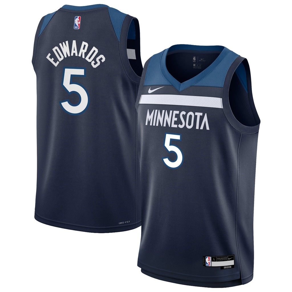 Minnesota Timberwolves Nike Icon Swingman Jersey - Anthony Edwards - Youth NBA Team Jersey Basketball Fan Apparel