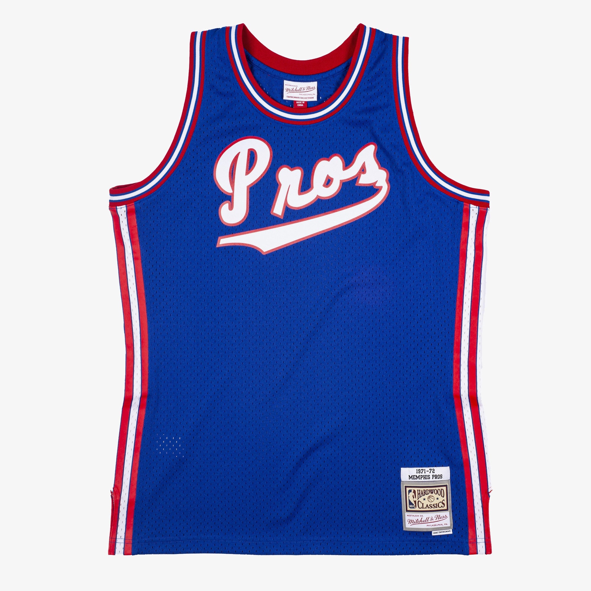 NBA Memphis Pros Mitchell & Ness Swingman Jersey 1971-72 NBA Team Jersey Basketball Fan Apparel