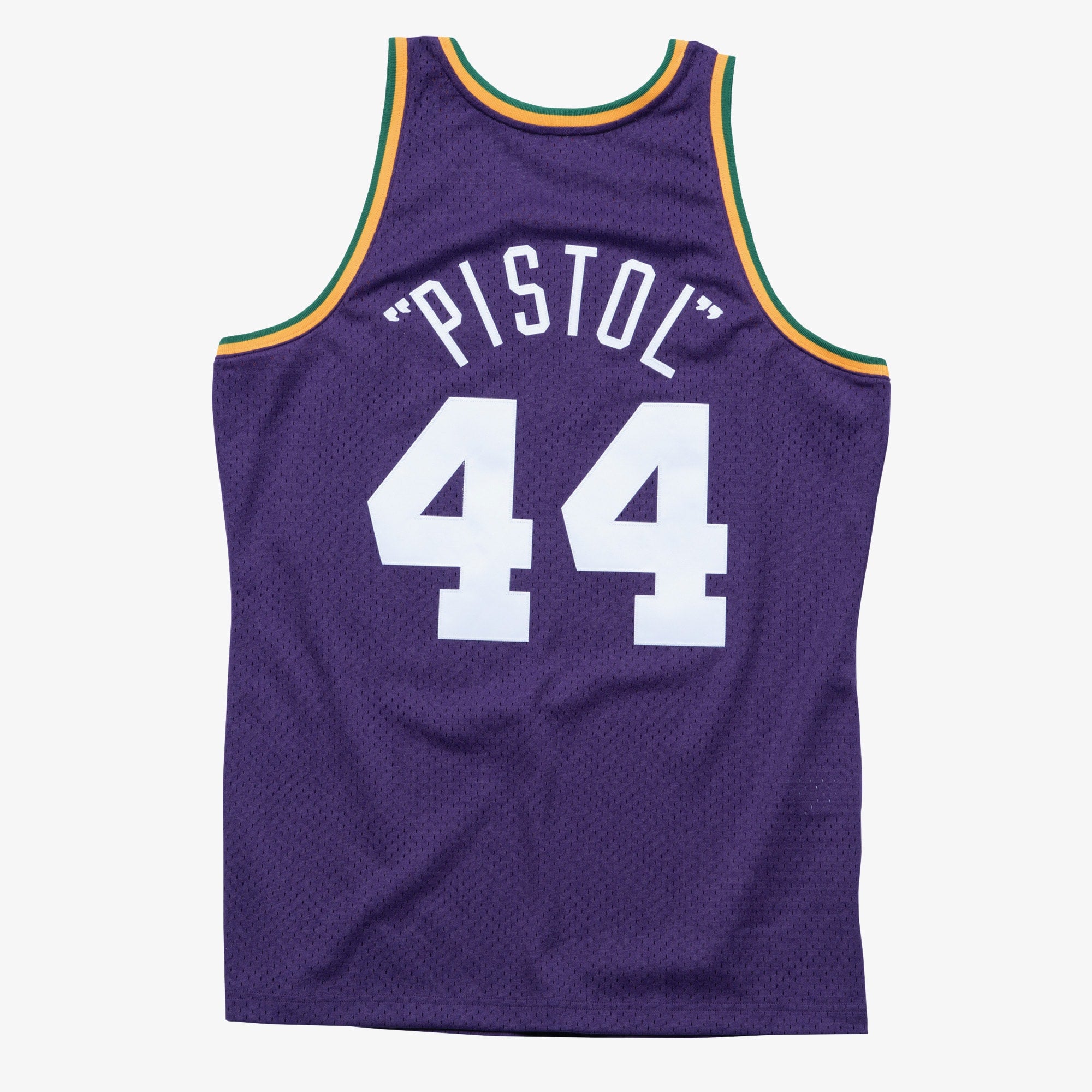 New Orleans Jazz Mitchell & Ness Pete Maravich 1974 Swingman Road Authentic Jersey - Purple NBA Team Jersey Basketball Fan Apparel
