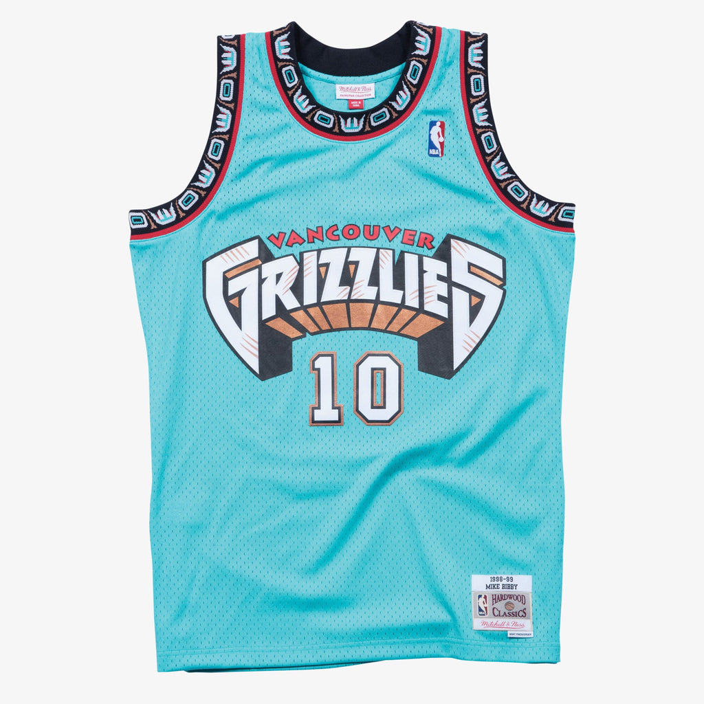 Vancouver Grizzlies Mitchell & Ness Swingman Jersey Mike Bibby 1998-89 NBA Team Jersey Basketball Fan Apparel
