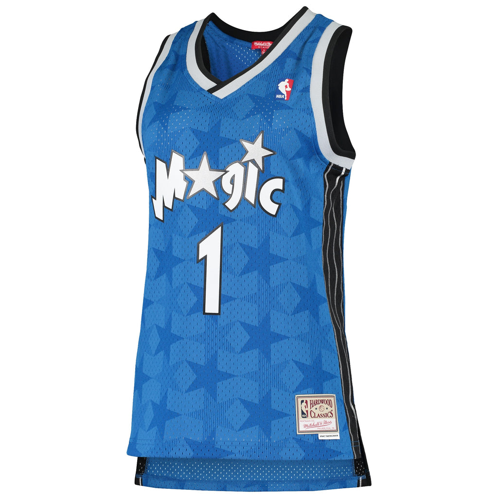 Orlando Magic Mitchell & Ness Tracy McGrady 2000-01 Hardwood Classics Swingman Jersey - Blue - Women's NBA Team Jersey Basketball Fan Apparel