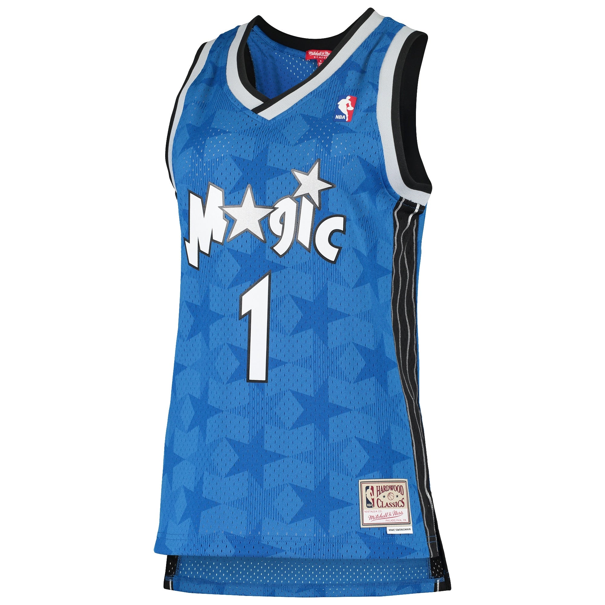Orlando Magic Mitchell & Ness Tracy McGrady 2000-01 Hardwood Classics Swingman Jersey - Blue - Women's NBA Team Jersey Basketball Fan Apparel