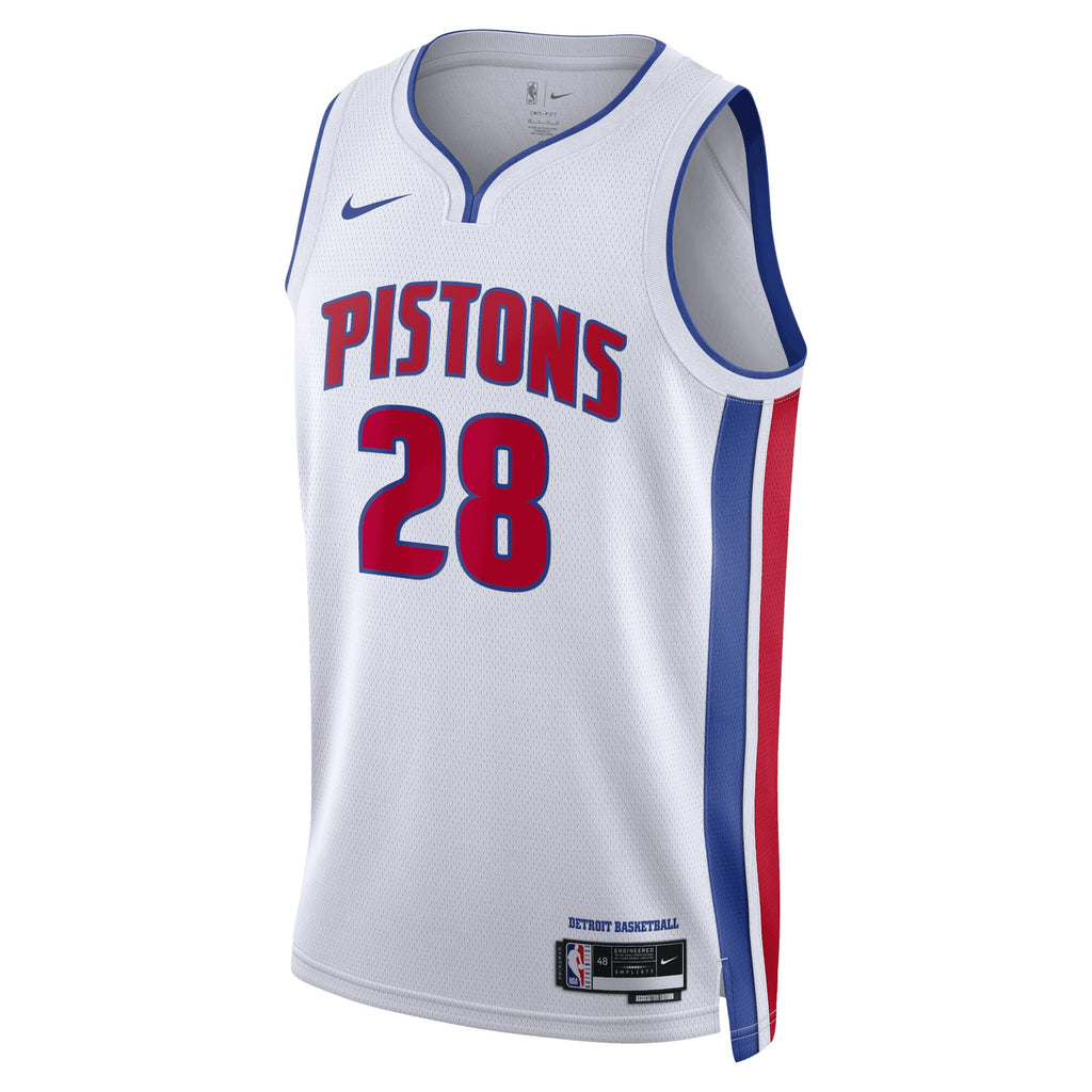 Detroit Pistons Nike Association Edition Swingman Jersey - White - Isaiah Stewart - Unisex NBA Team Jersey Basketball Fan Apparel