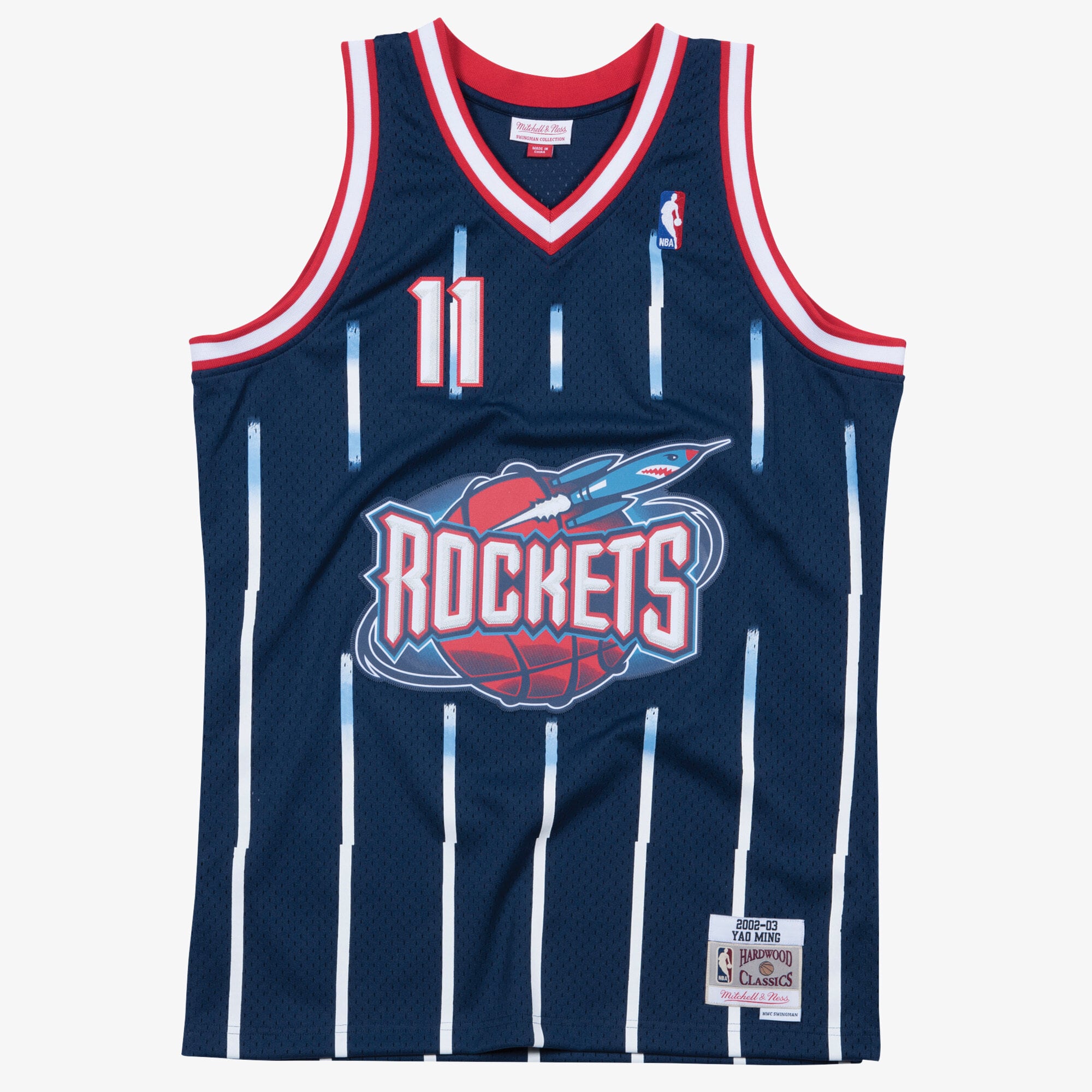 Houston Rockets Mitchell & Ness Swingman Jersey Road Yao Ming 2002-03 NBA Team Jersey Basketball Fan Apparel