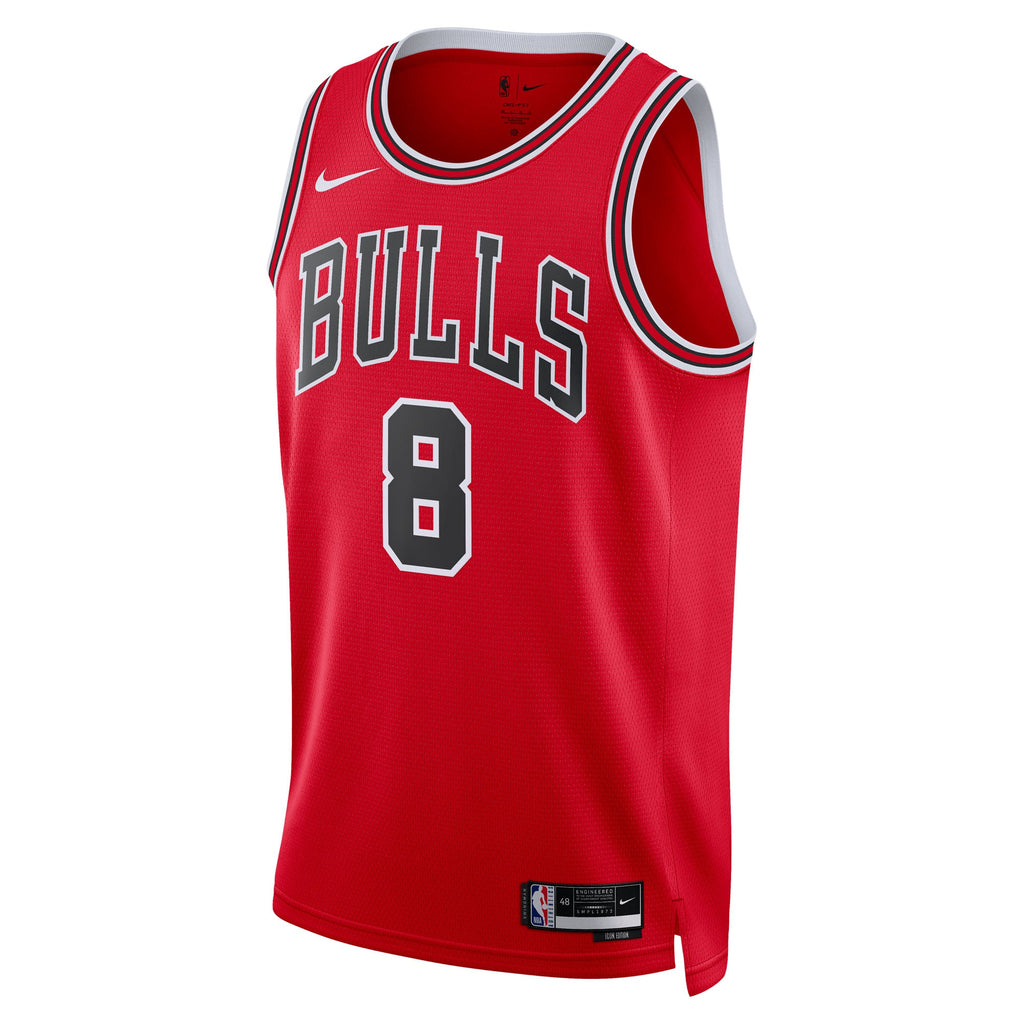 Chicago Bulls Nike Icon Edition Swingman Jersey - Red - Yuki Kawamura - Unisex NBA Team Jersey Basketball Fan Apparel