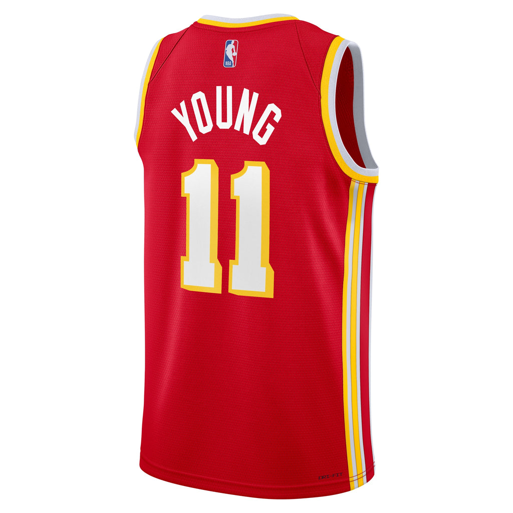 Atlanta Hawks NBA Icon Swingman Jersey - Trae Young - Youth NBA Team Jersey Basketball Fan Apparel