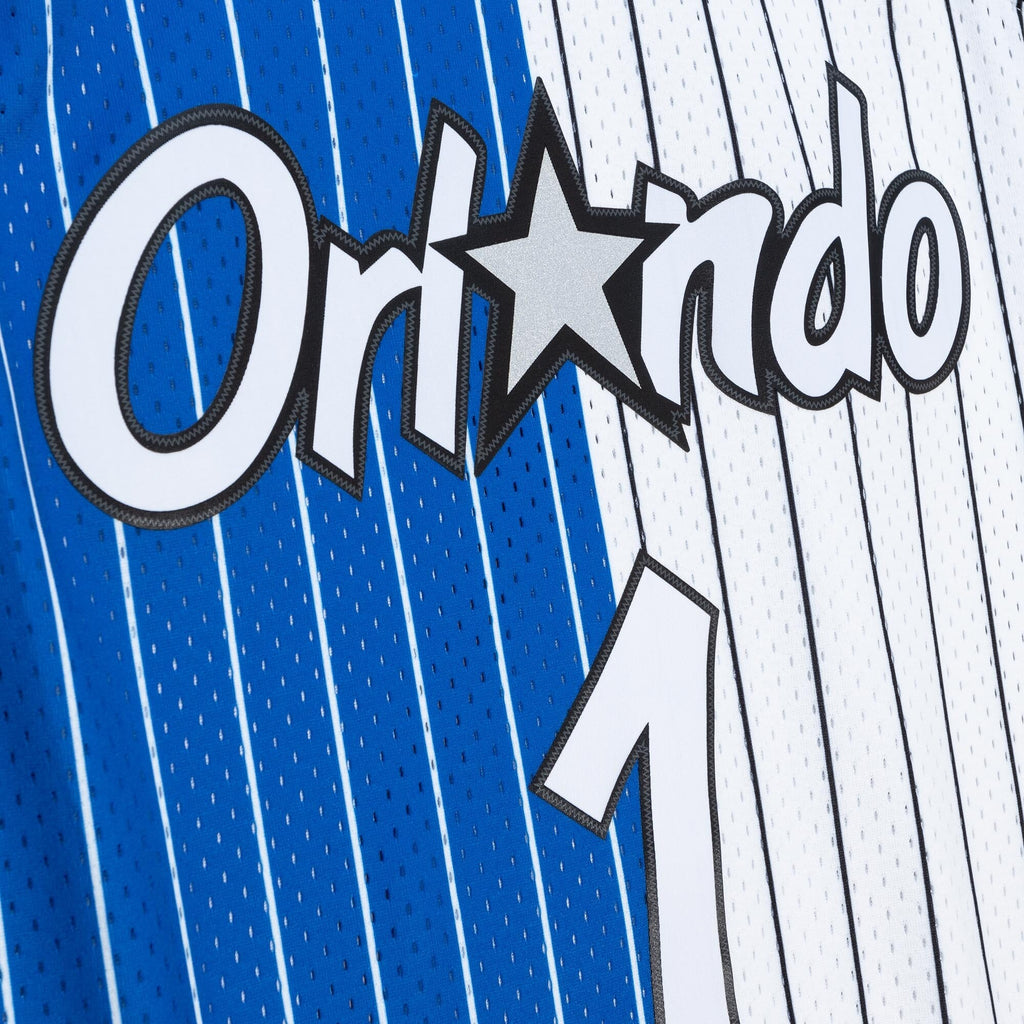 Orlando Magic Mitchell & Ness Anfernee Hardaway 1994 Split Swingman Jersey - Blue/White NBA Team Jersey Basketball Fan Apparel
