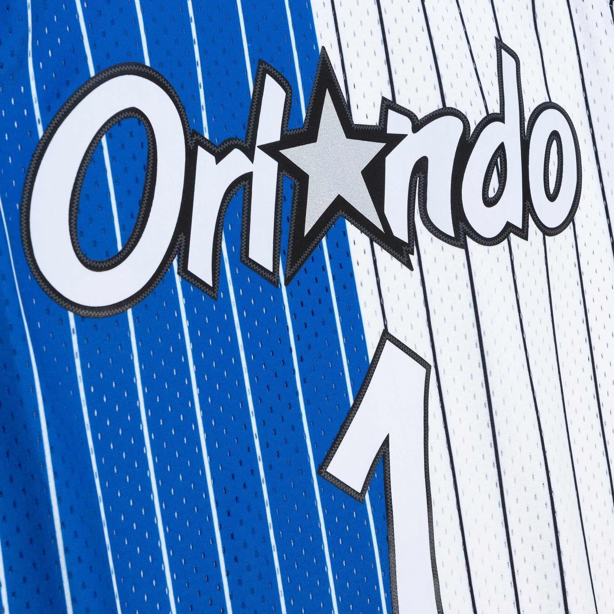 Orlando Magic Mitchell & Ness Anfernee Hardaway 1994 Split Swingman Jersey - Blue/White NBA Team Jersey Basketball Fan Apparel