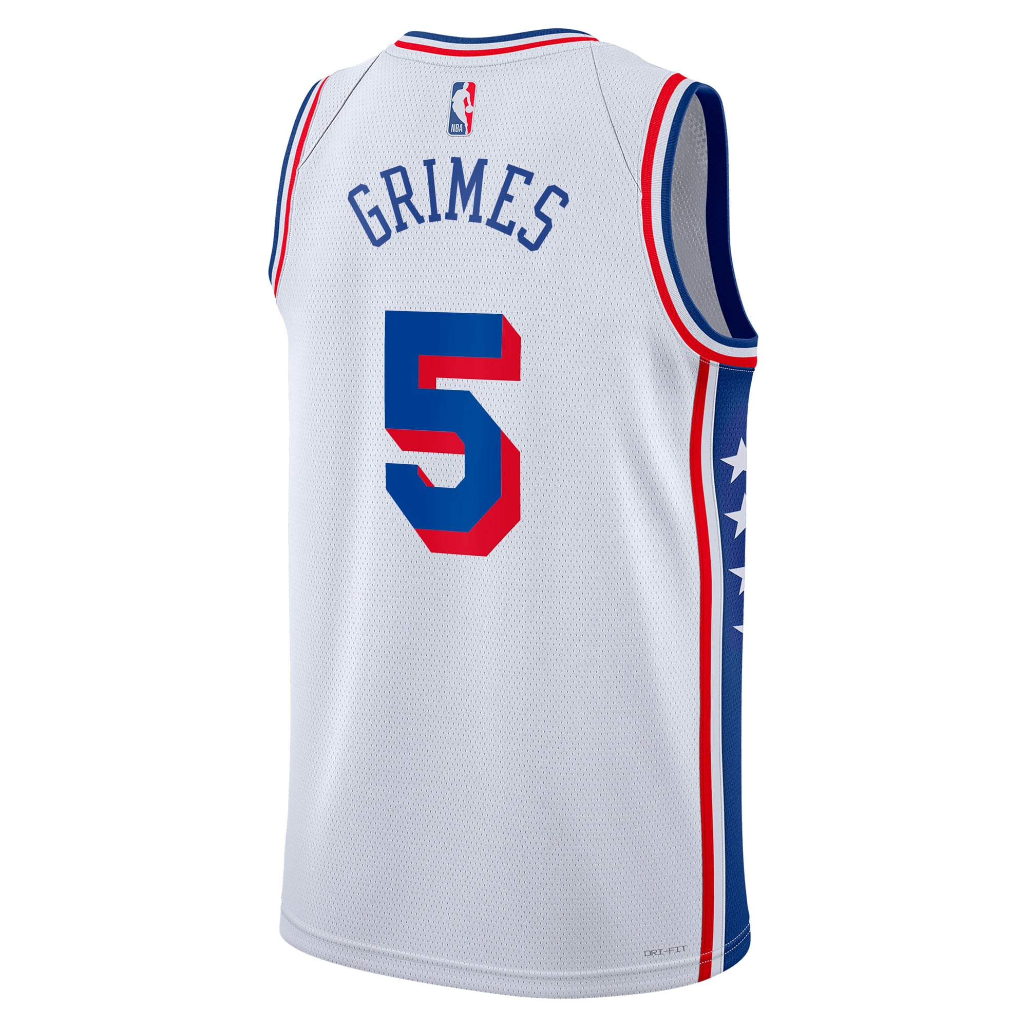 Philadelphia 76ers Nike Association Edition Swingman Jersey - White - Quentin Grimes - Unisex NBA Team Jersey Basketball Fan Apparel