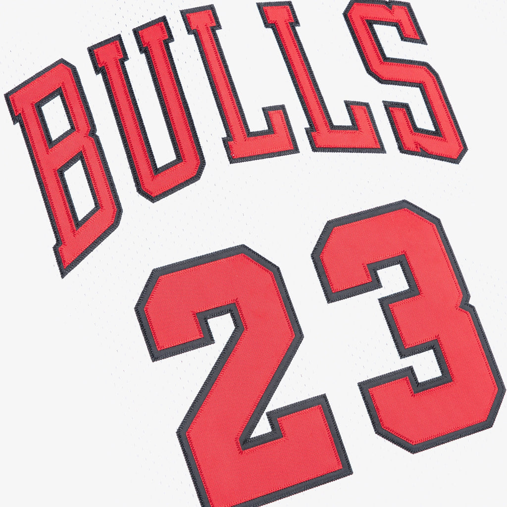 Chicago Bulls Mitchell & Ness Authentic Jersey Home Michael Jordan 1995-96 NBA Team Jersey Basketball Fan Apparel