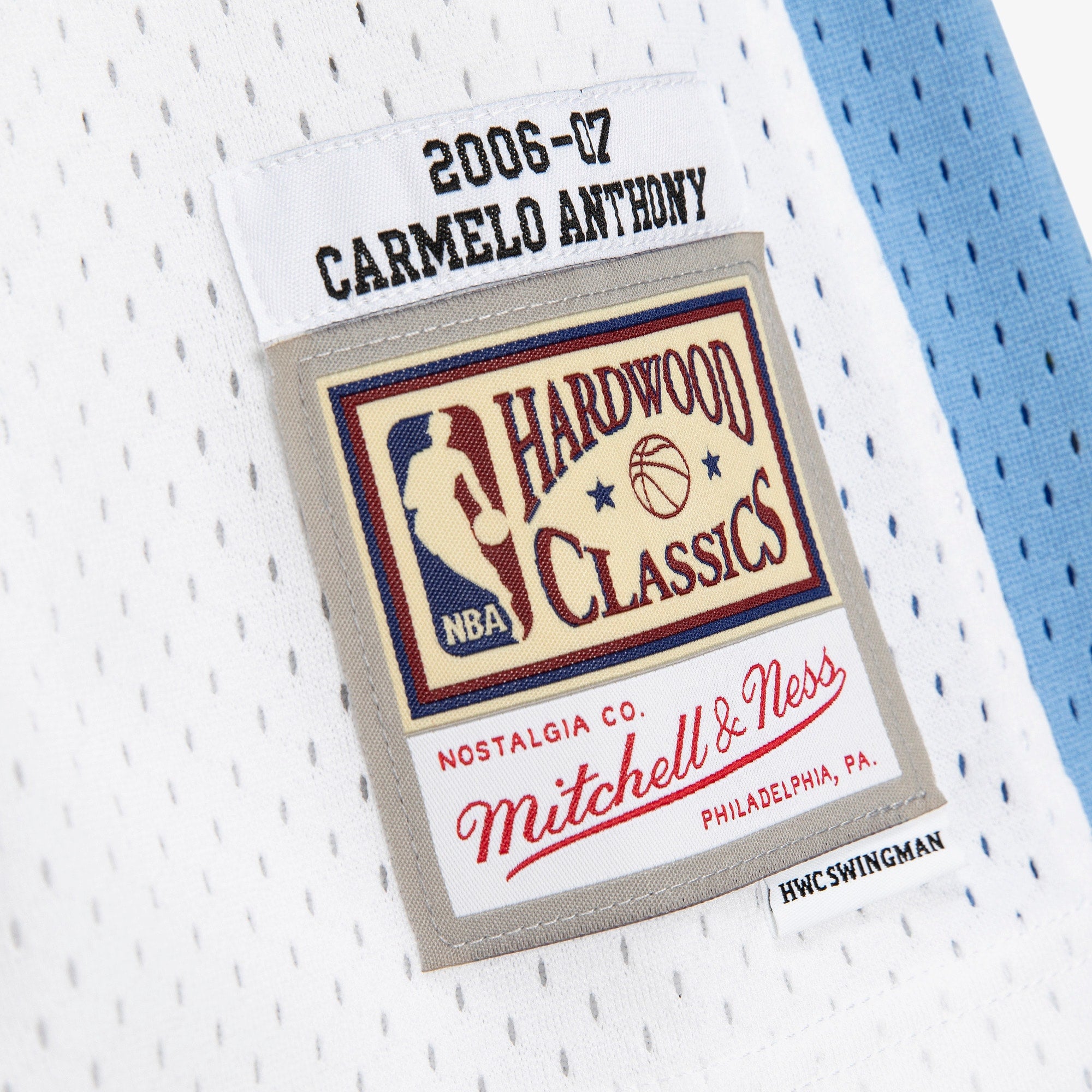 Denver Nuggets Mitchell & Ness Carmelo Anthony 2006 Swingman Authentic Jersey - White NBA Team Jersey Basketball Fan Apparel