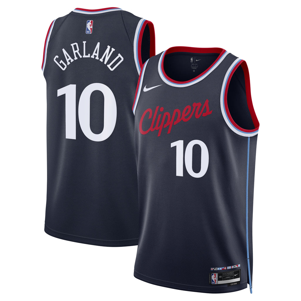 Los Angeles Clippers Nike Icon Edition Swingman Jersey - Navy - Darius Garland - Youth NBA Team Jersey Basketball Fan Apparel