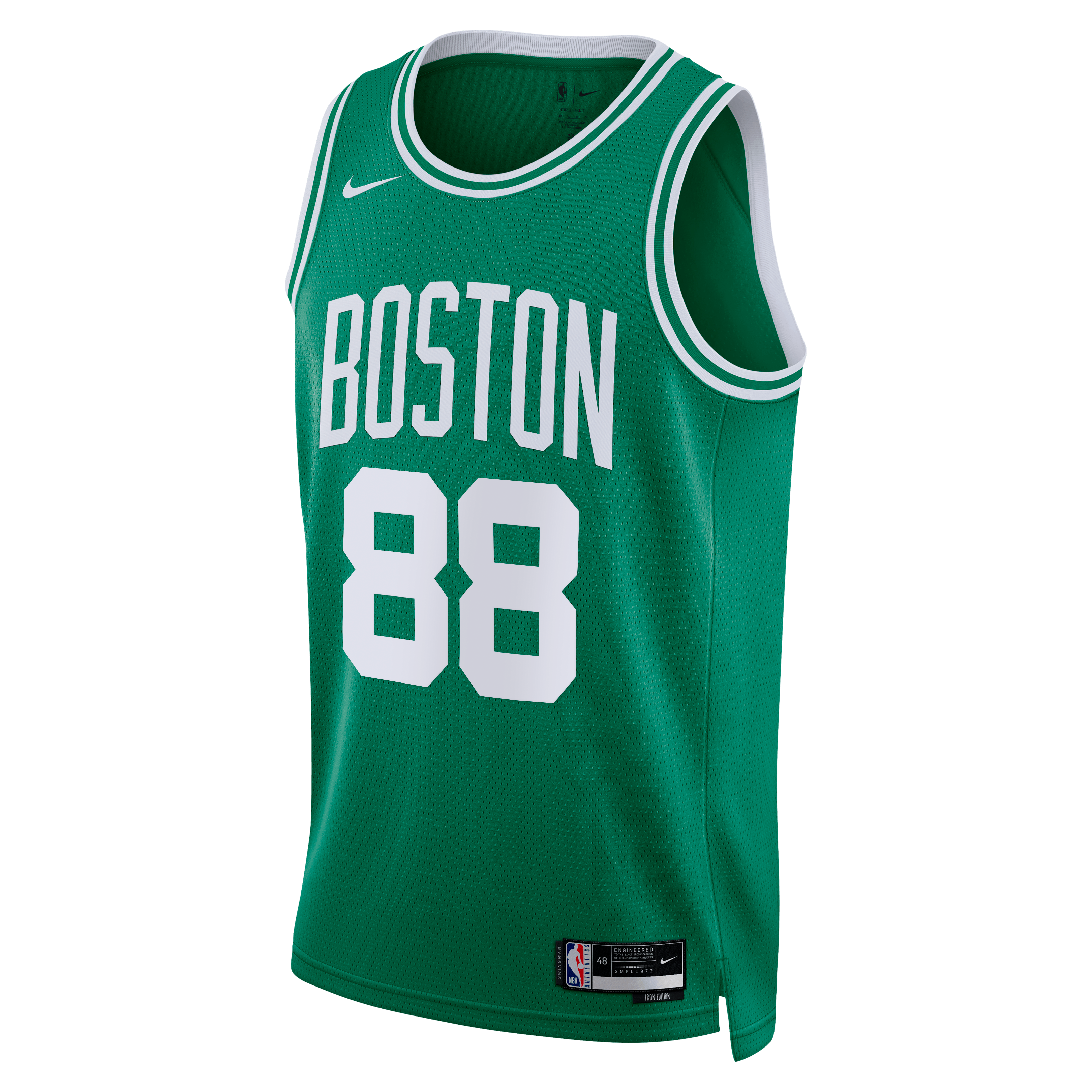 Boston Celtics Nike Icon Edition Swingman Jersey - Kelly Green - Neemias Queta - Unisex NBA Team Jersey Basketball Fan Apparel