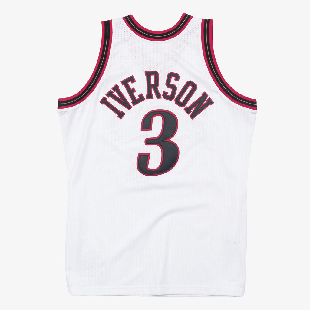 Philadelphia 76ers Mitchell & Ness Allen Iverson 1997 Authentic Jersey - White NBA Team Jersey Basketball Fan Apparel